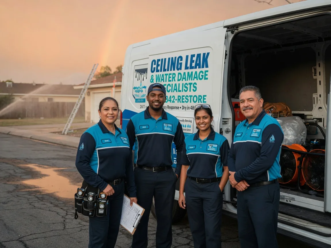 Ceiling Leak Cleanup company in Collins, OH